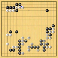 先棄後取-圍棋棋局欣賞（黑白子/觀戰）