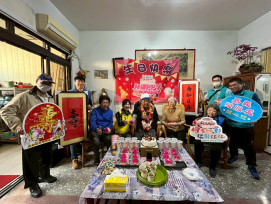 嘉義百歲榮民孫伯伯紀壽 提醒替代役傳承愛國精神報效國家