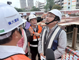 新北市長侯友宜視察信義國小地下停車場 前瞻停車場計畫全國居冠