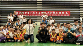 苗栗榮服處支持榮民賴昌秀武術教育 彰顯老幼共融典範