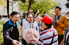 市長侯友宜視察「土城員和人本通行改善工程」　打造友善步行新亮點