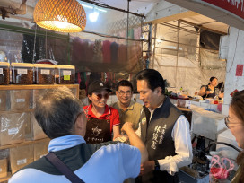 林俊憲深耕基層力拚初選 後援會遍地開花、聲勢升溫