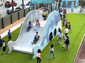 校園遊戲場大進化！屯山國小打造「遊戲×體適能」情境教室，孩子玩出專注力