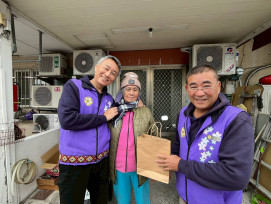 花蓮榮服處暖心物資傳遞溫情 關懷特需榮民眷