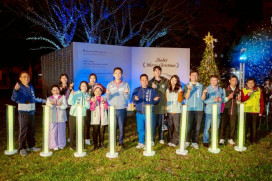 竹北冬季節慶正式揭開序幕　竹北市場聖誕生活節點亮市東公園帶動振興