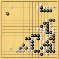 窮寇莫追-圍棋棋局欣賞（黑白子/觀戰）