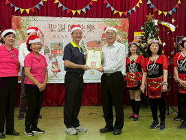 佳里榮家感謝雙福基金會冬季關懷 以詩歌獻唱傳愛