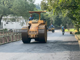 白河榮家守護住民安全 道路換新通行更舒適