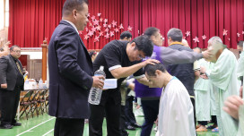 信仰產生力量　竹監辦理收容人｢聖誕平安悔改得救洗禮｣活動