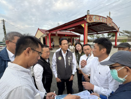 超前部署對抗極端氣候！立法委員林俊憲會勘台南溪北排水 6億整治納中央治水計畫