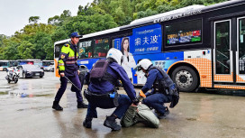 高度擬真情境演練　新北市跨局處攜手辦理大眾運輸行車安全演練