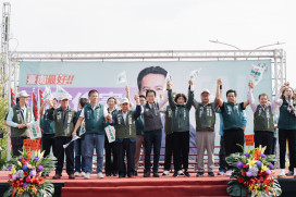 立法委員林俊憲成立麻豆後援會 七千人齊聚展現團結氣勢