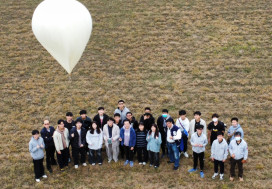 成大首探空氣球升空 將1.5U立方衛星送上平流層　