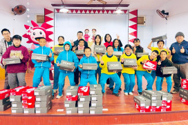 一募一鞋傳千里！竹北遠百公益送暖偏鄉學童　歡慶四週年祭出多重好康