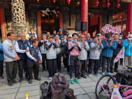 陳亭妃鐵馬37區完騎回到起跑點 喊話：匯集正能量前進市政府！