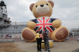 臺南德陽艦園區「熊熊艦到你」特展開跑！超萌泰迪熊登艦