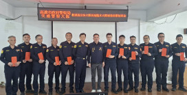 義交大隊長吳俊毅致贈加菜金  慰勞春節執勤交警辛勞