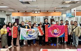 台南台電金馬送福喜贈春聯 祝賀馬年福運齊至