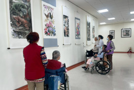 嘉義榮院護理之家茶香藝術交織  溫暖住民長輩日常