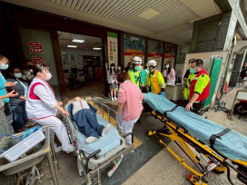 強化醫消協作守護市民　竹市消防攜手南門醫院啟動大量傷患演練