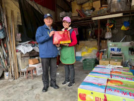 宜蘭榮服處啟動寒冬送暖 關懷高齡特需榮民眷