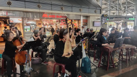 國樂悠揚響徹台南高鐵 溫馨動人心弦饗宴