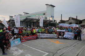 寒風中的溫暖接力！盲人環台公益跑台南開跑 募集3千萬元年菜助弱勢