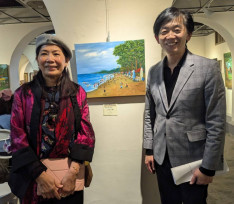 「心筆傳情」李盈瑩個展開幕 藝術與公益共築溫暖