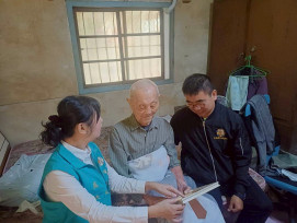 嘉義榮服處落實送暖關懷 守護高齡榮民眷