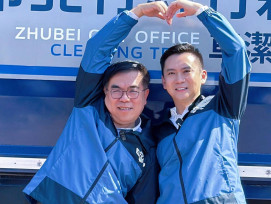 竹北市長清潔隊美學改革成典範  「部長出任務」彭啟明親訪竹北解密盛讚