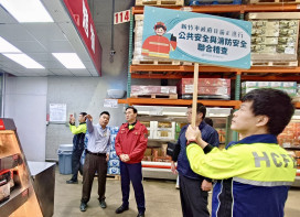 守護農曆年節市民安全　竹市府跨局處聯合稽查人潮眾多場所 