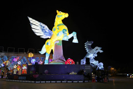 時隔12年  南投燈會2度迎接金馬年驚豔試燈 