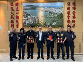 左營區熟人侵占案2小時速破   高市警局長趙瑞華親赴慰勉有功同仁