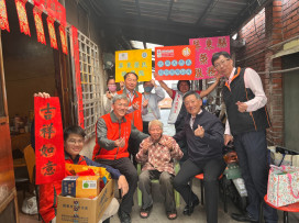 欣屏瓦斯攜手屏東榮總榮服處春節送暖 關懷榮民眷