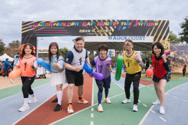 「燃動未來 葳格金牌日」尾牙運動會 兄弟啦啦隊熱力應援 