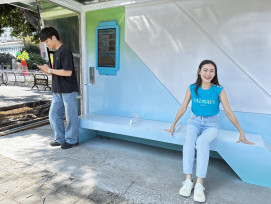 候車也能賞藝術！臺南市議員曾之婕發揮美學專長，盤點老舊候車亭啟動「東區改造計畫」