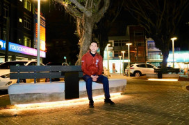 持續點亮竹北城中暗區　鄭朝方優化仁義停車場與廣場串聯三民商圈