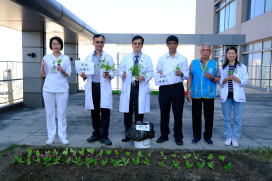 小港醫院「種福田」！廚餘變黃金肥料 綠色醫療超吸睛