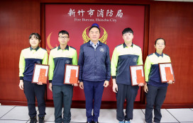 守護市民生命安全獲肯定　竹市消防員專業救護助OHCA患者康復出院