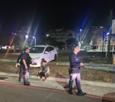 鼓山警強勢處置！誤闖輕軌又涉毒駕　依法送辦