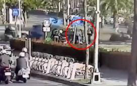 前鎮分局草衙所員警盤查違停  意外逮獲毒駕通緝犯