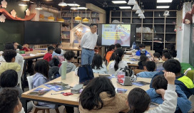 台中AI超人飛到東勢新成國小 「優客李林」李驥化身AI導師助陣 