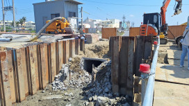 將軍區馬沙溝3號水門啟動改建  強化區域防洪量能