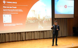 龍華科大邀請專家開講、分享區塊鏈創業歷程　勉勵學子勇敢前行邁向國際