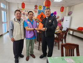 輔導會吳志揚視導花蓮榮家重點工程及頒贈加菜金