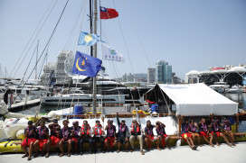 帛琉「無私分享號」傳統帆船壯舉感動人心 海委會高雄港盛大迎船