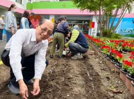 植樹節老幼同歡 花蓮榮家親栽種希望之苗傳遞溫馨情