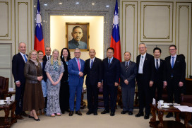 立法院韓國瑜院長接見「芬蘭國會友台小組跨黨派議員訪問團」一行7人