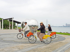 騎上YouBike感受城市新風景！新北推淡水八里抽獎活動　好禮等你拿