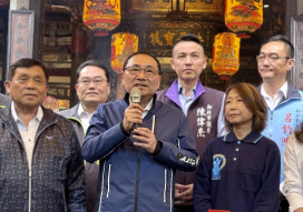 慶觀世音菩薩聖誕　侯友宜率市府團隊至淡水參香祝壽